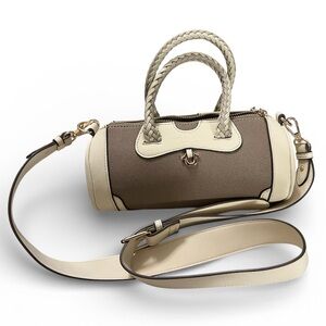 True Religion Suede Mini Duffle Crossbody